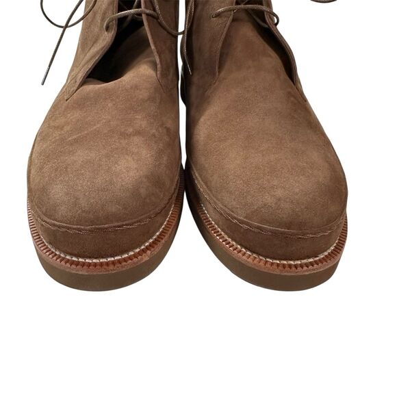 Loro Piana NEW Men's Suede Walk Ankle Chukka Boots Brown 40.5 Authentic Luxury - Picture 3 of 16